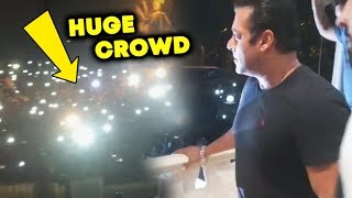 Watch Inside Video - Salman Khan Waving His Fans From Balcony | Galaxy Apartment | Blackbuck Case BAIL Video