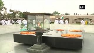 Watch TDP MPs Pay Tribute to at Rajghat Video