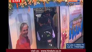 Watch PM Modi Launches Hyderabad Metro, Takes First Ride  HINDU TV Video
