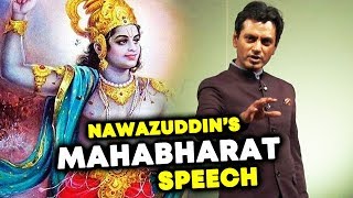 Watch Nawazuddin Siddiqui LORD KRISHNA Speech From Mahabharat | Respect To Nawaz Video