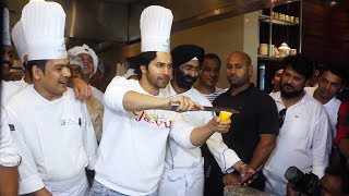 Watch Varun Dhawan Turns Chef For October Promotion | Banita Sandhu Video