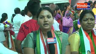 Watch Women Leaders of Khammam addressing at Women Congress Meeting at Gandhibhavan- Hyderabad Video
