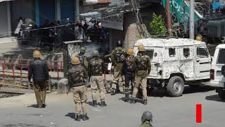 Watch Six injured in Pulwama clashes; one referred to Srinagar hospital Video
