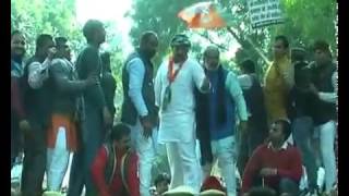 Watch Delhi BJP Protest without edit video Video