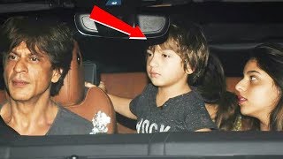 Watch Shahrukh Khan Turns DRIVER For Suhana And AbRam, Spotted At Airport Video