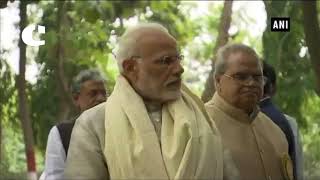 Watch PM Modi pays tribute to Mahatma Gandhi in Champaran Video