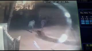 Watch CCTV firing Hiranki Alipur Video