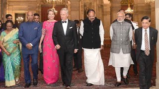 Watch Special welcome #Royal guest #The King and The Queen of Belgium Video