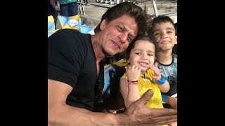 Watch Ziva Dhoni posing with SRK in IPL Video