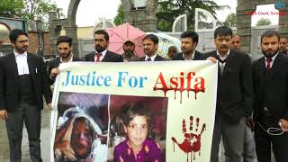 Watch Lawyers, civil society, students protest against blocking of challan in Asifa rape-murder case Video