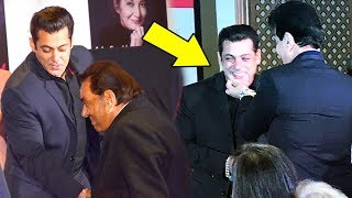 Watch Salman Khan Showing Respect To Senior Actors Jeetandra And Dharmendra Video Goes Viral Video