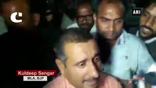 Watch Unnao rape case- BJP MLA Kuldeep Singh Senger leaves SSP office without surrendering Video