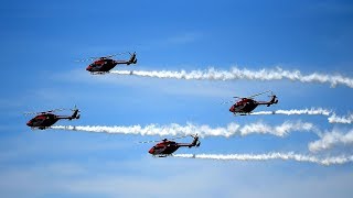Watch Defence Expo 2018- Fighter helicopters, Sukhoi display their fire power Video