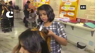 Watch 12-year-old hair stylist grabs eyeballs in Pune Video