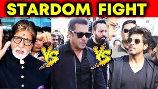 Watch Salman Khan Vs Shahrukh Khan Vs Amitabh Bachchan | BIG STARDOM FIGHT In Bollywood Video