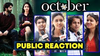 Watch October Movie | First Day First Show | Public Excitement | Varun Dhawan, Banita Sandhu Video