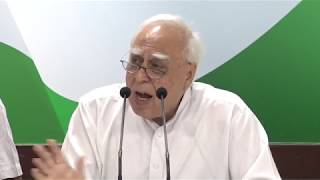 Watch AICC Press Briefing by Kapil Sibal on PM Modi's Fast Farce. Video