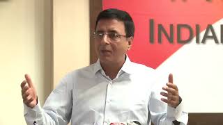 Watch Congress  Press Briefing By Randeep Surjewala Video
