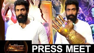 Watch Rana Avenger Look | Actor Rana Daggubati at Avengers Movie Press Meet Video