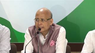 Watch AICC Press Briefing By Abhishek Singhvi on Kathua & Unnao Cases. Video