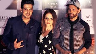 Watch Hrithik Roshan With Sussane Khan At Launch of Bespoke Home Jewels by Minjal Jhaveri Video