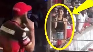 Watch Virat Kohli & Anushka Sharma Talking With Each Other On Phone During IPL Match Video