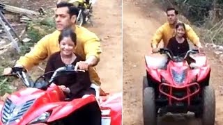 Watch Salman Khan With Harshali Malhotra On ATV Ride At Panvel Farm House | Flash Back Video