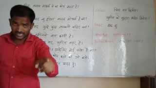 Watch TELEPHONE TALKING  - Part -1.  English (Spoken ) through Hindi . Grammar. Video