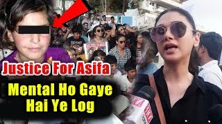 Watch Aditi Rao Hyadri Angry Reaction On Asifa Kathua Case During Protest On Mumbai Streets Video