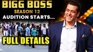 Watch Bigg Boss 12 Audition Starts | Here Are The Full Details | Salman Khan Video