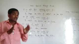 Watch Learn Spanish through Hindi. In 20 days. language. For beginners. Lesson.  English. Video