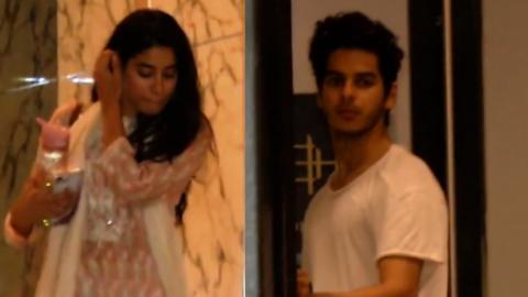 Watch Janhvi Kapoor And Ishaan Khattar Visit Dhadak Director's Shashank Khaitan Office Video