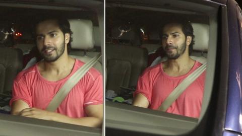 Watch Varun Dhawan Spotted At GYM Video