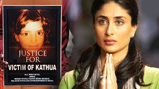 Watch Emotional Kareena Kapoor SAD Reaction On Asifa Kathua Case Video