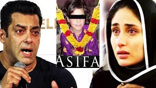 Watch Salman Khan And Kareena Kapoor Strong Reaction On Asifa Kathua Case | Justice For Asifa Video