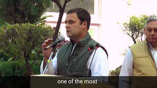 Watch Congress President  Rahul Gandhi on 133rd foundation day of the party Video