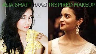 Watch Alia Bhatt RAAZI Inspired Easy & Affordable Makeup Look | Soft Wedding Guest Makeup | Nidhi Katiyar Video