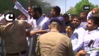 Watch Youth Congress workers protest demanding release of SC/ST Video
