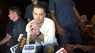 Watch Congress President Rahul Gandhi Addresses Media at India Gate on Kathua  Unnao Cases Video