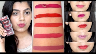 Watch Sugar Smudge me Not Liquid Lipstick | Review & Swatches Video