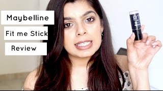 Watch Maybelline Fit Me Shine Free Stick Foundation | Review & Demo Video