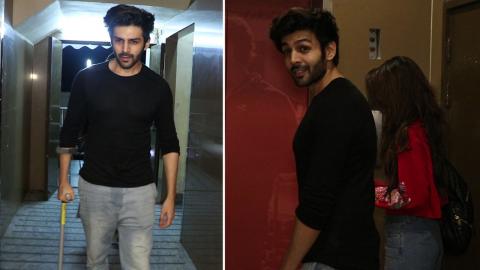 Watch Kartik Aaryan Spotted With His Girlfriend Video