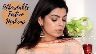Watch AFFORDABLE Festive Makeup | Quick and Easy | Beginner Friendly Video