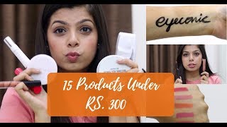 Watch 15 Makeup Products Under Rs.300 | Affordable Makeup Video