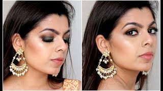 Watch Indian Wedding Guest GRWM | Makeup Tutorial Video