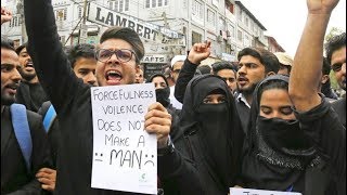 Watch Student protests continue in Kashmir over Kathua case Video