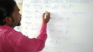 Watch Learn VIETNAMESE  through HINDI. Video