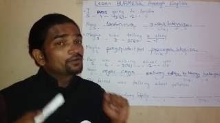 Watch Learn BURMESE  language through English.    Hindi. Video