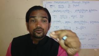Watch MALAYALAM  learning through English. Video