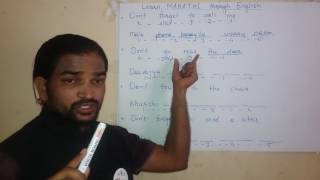 Watch MARATHI   learning through English. Video